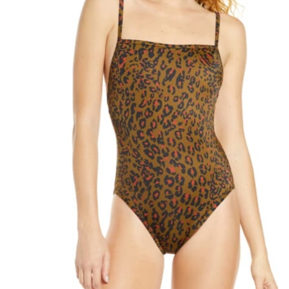 Madewell Second Wave Jungle Cat Swimsuit(BNWT) - Picture 1 of 6